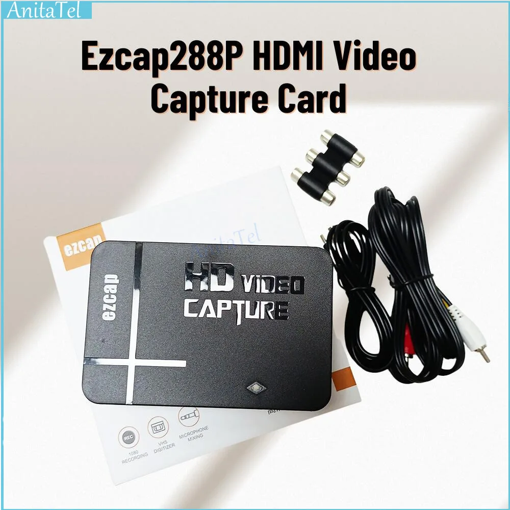 Ezcap 288P HDMI-карта 1080P High-Clear игровой рекордер Cam K USB-устройство видеозахвата