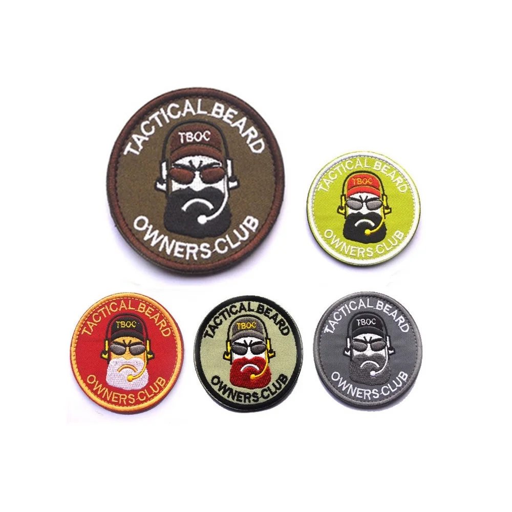 

Embroidery Armband Loop And Hook Bearded Brother Patches Tactical Beard Patch