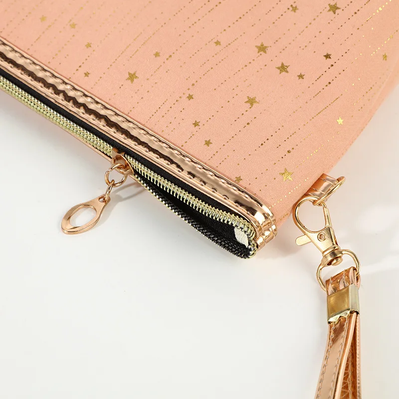 2022 Fashion Cosmetic Bag Women Bronzing Bling Stars Makeup Bags Travel Organizer Toiletry Kits Portable Make Up Beautician |