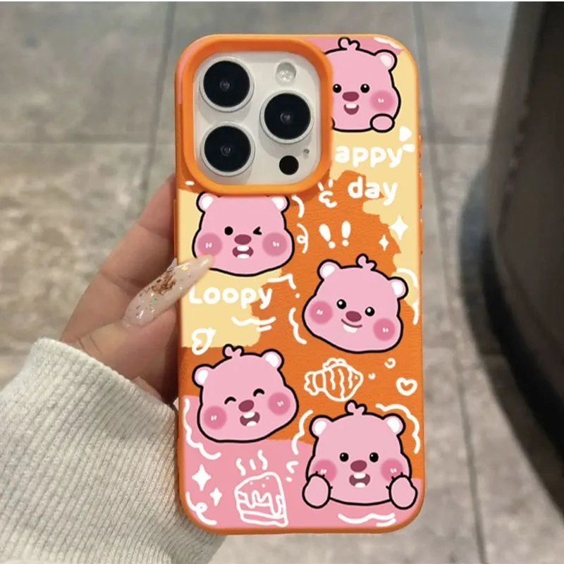 Модный амортизирующий чехол для телефона из искусственной кожи и ТПУ IPhone 16 Plus 15 14