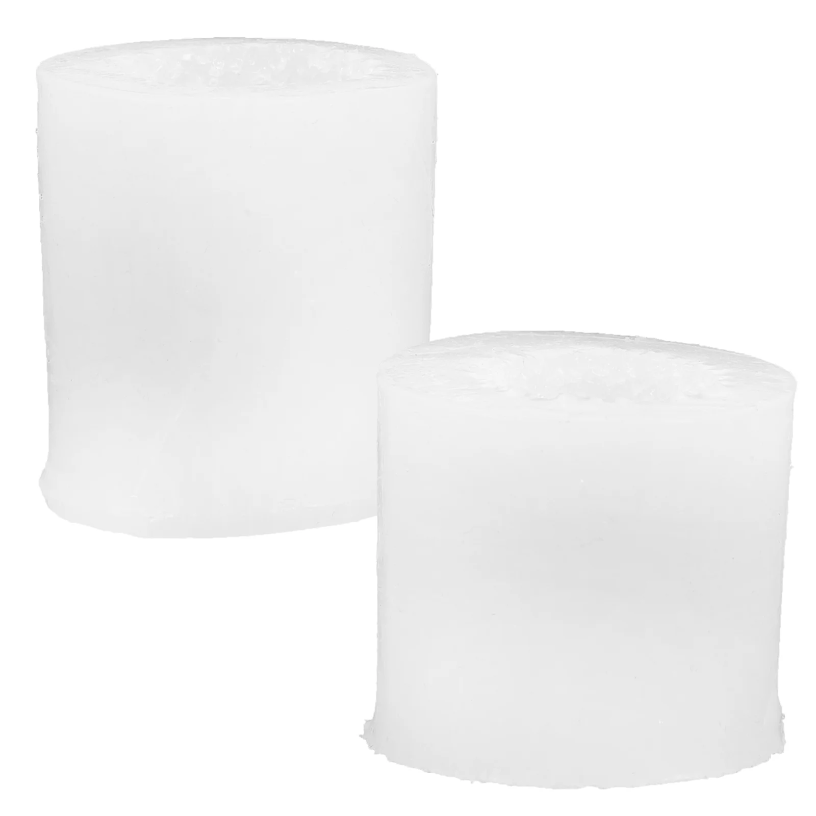 

2 Pcs Handmade Mold Cake Stencil Jar Molds Santa Hat Wax Molds Silica Gel Silicone Casting Molds