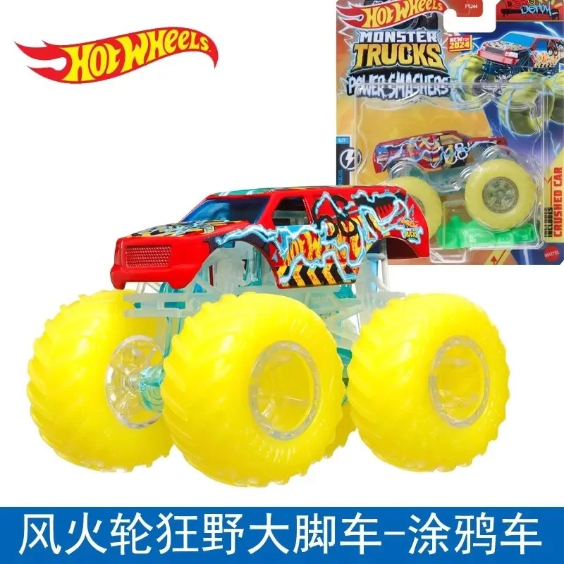 Оригинальные автомобили Hot Wheels Monster Trucks литые под давлением 1/64 игрушки для