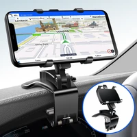universal dashboard car phone holder easy clip phone stand gps display bracket car holder for iphone 13 pro phone accessories