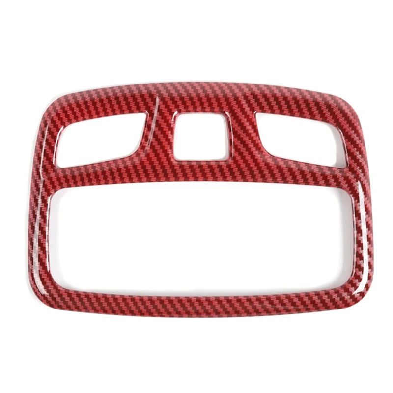 

Car Roof Reading Light Lamp Decoration Cover For Suzuki Jimny 2019-2022 Accessories ,ABS Red Carbon Fiber