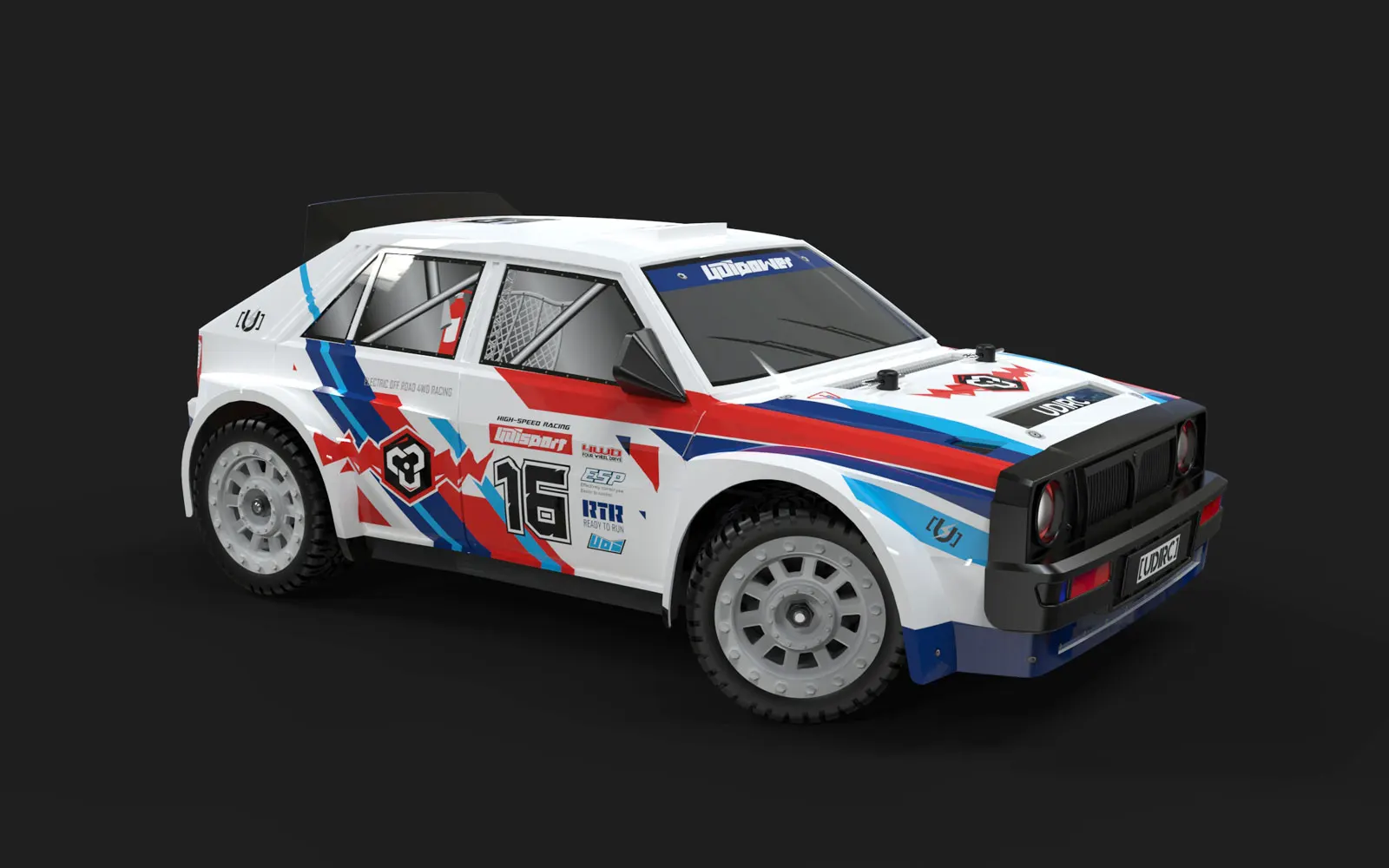 Udi/rc RC Гоночный автомобиль 1/16 UD1603 Pro 60 км/ч Радиоуправляемый Высокоскоростной 2 4G