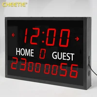 number display score clock led scoreboard with shot clock outdoor digital sport 4 inch digital poster remote control 48306 cm