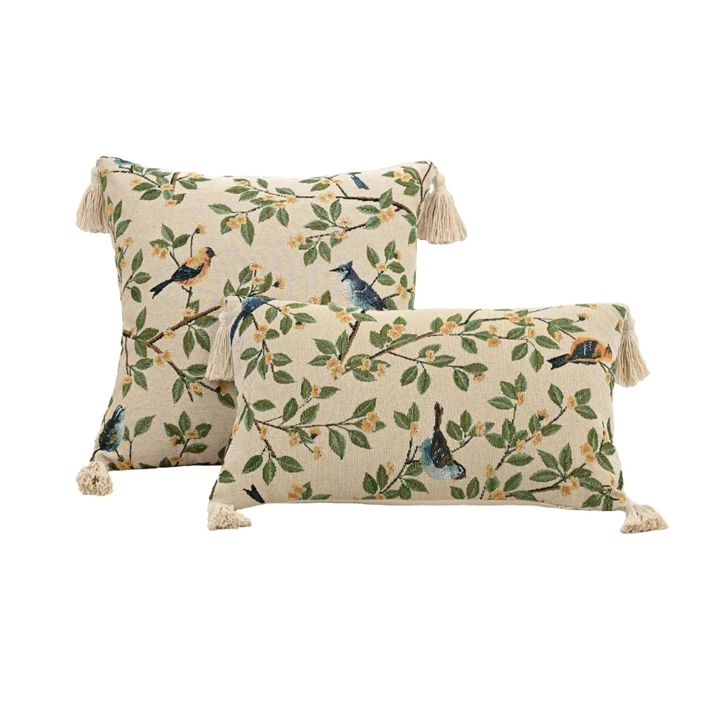 

Винтажная жаккардовая наволочка 18x18 дюймов