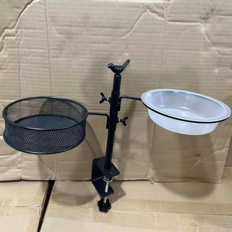 Кормушка для птиц с сетчатой подставкой на 360 градусов