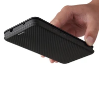 suitable for google pixel 5a 5g explosion proof phone case leather cover for google pixel 4xl 4a luxury carbon fiber flip cover