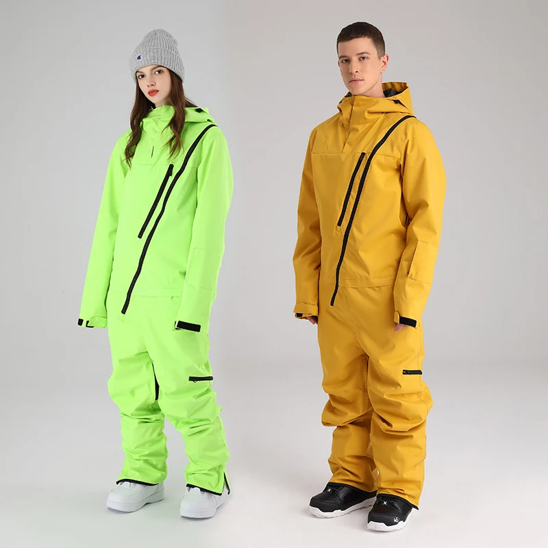 

Зимний лыжный костюм 2023, мужская спортивная женская одежда для сноуборда, уличный цельный женский лыжный комбинезон, горнолыжный водонепроницаемый спортивный костюм