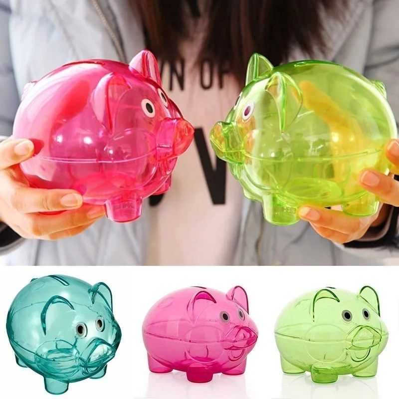 

Creative Transparent Candy Color Children Piggy Bank Cute Colorful Piggy Bank Birthday Gift Piggy Bank