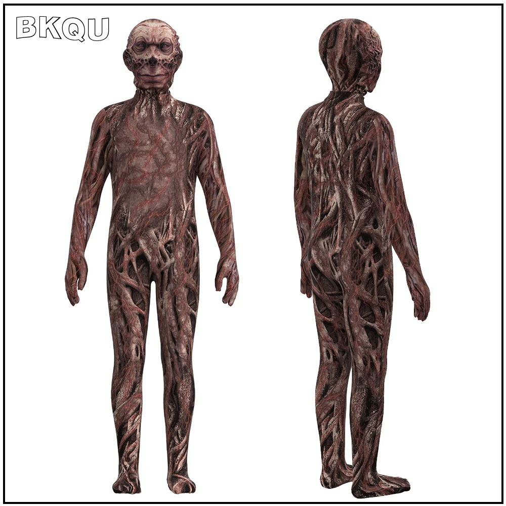 

BKQU очень странные дела сезон 4 вектора маска для косплея мужские Zentai наряды цельнокроеные взрослые дети боди