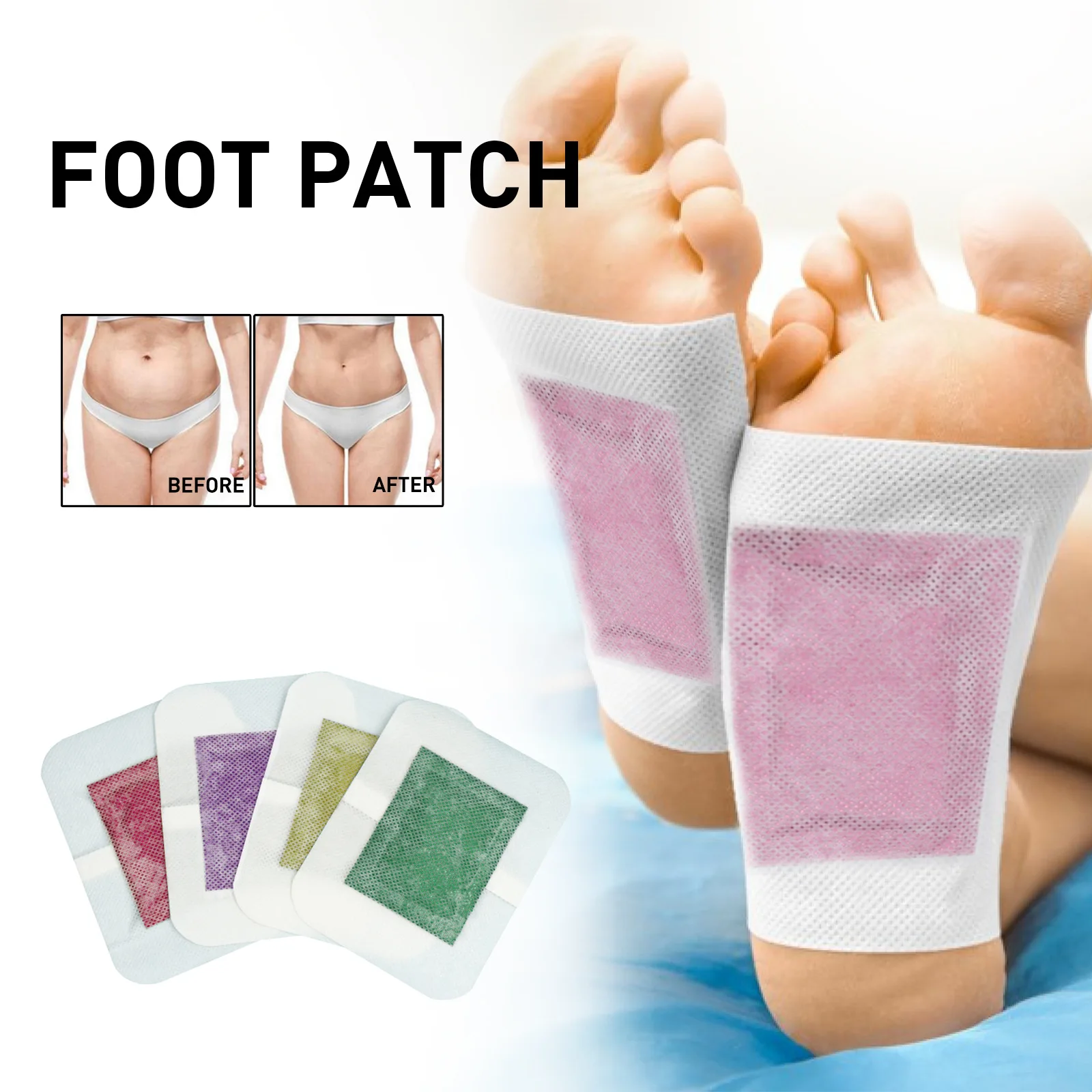 

Slimming Body Feet Patch Detox Ginger Body Shape Patches Firm Skin Weight Loss Anti Fat Products Improve Sleep Slim Sticker Care