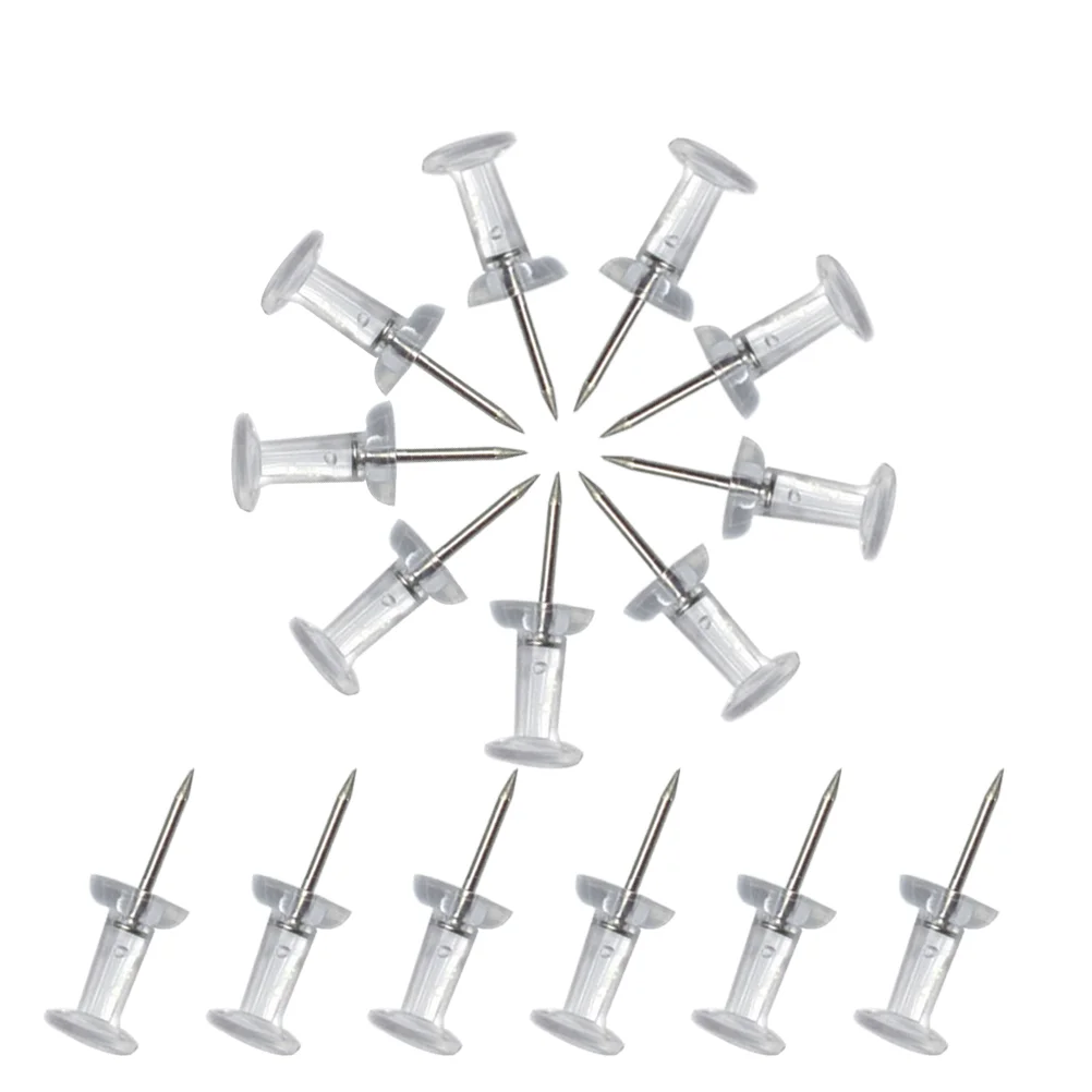 

200 шт. прозрачные Нажимные кнопки для карт для школы Дома Офиса