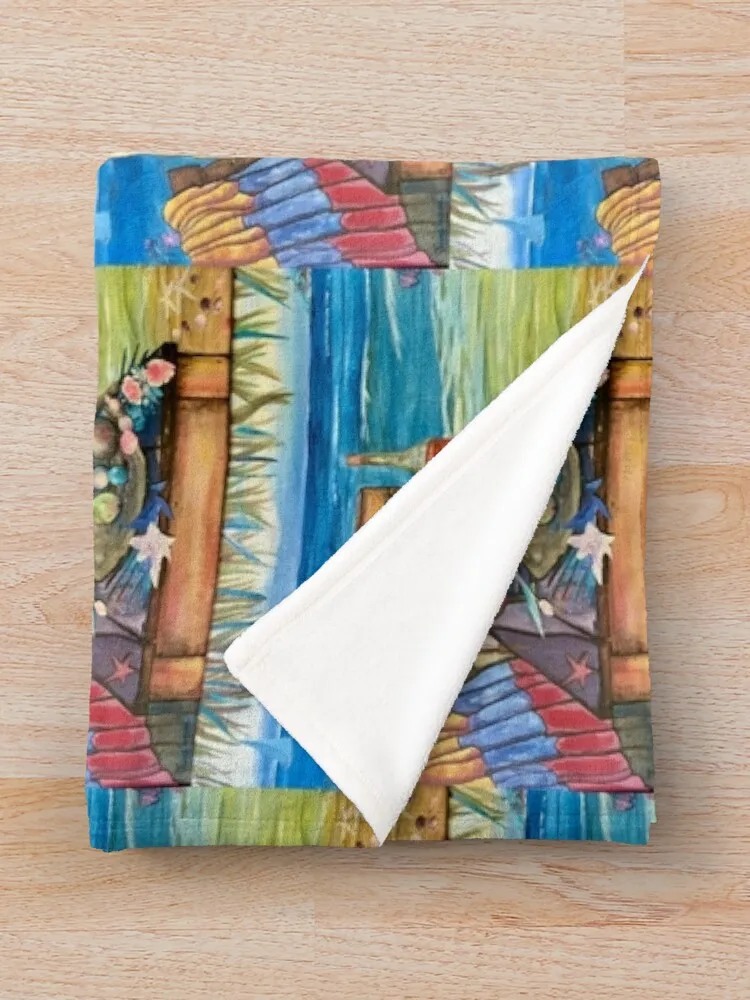 Одеяло Sittin’ by the Bay для малышей свободные декоративные одеяла кроватей