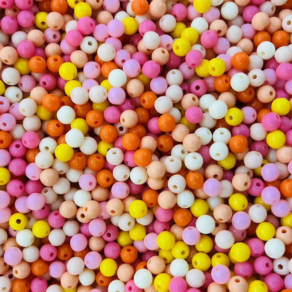 100 шт. разноцветные бусины для изготовления ювелирных изделий