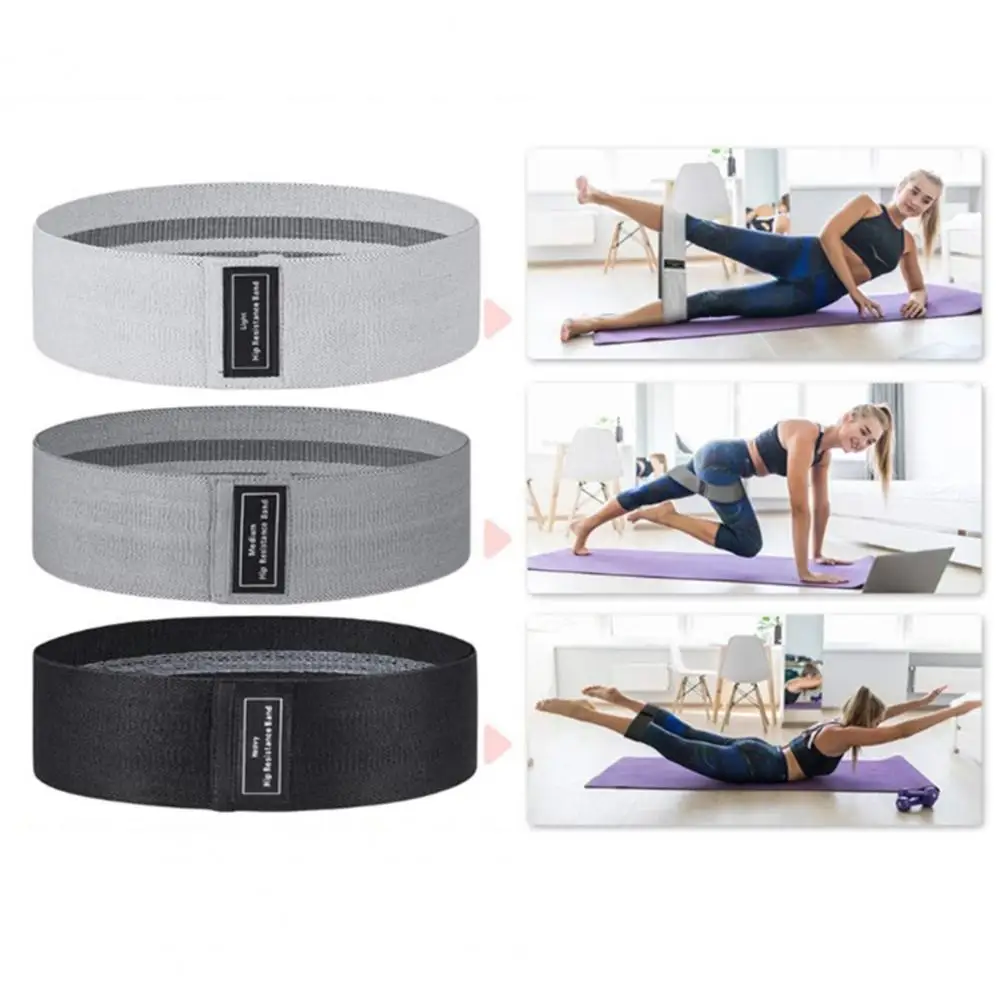 

Ring Shape Resistance Band Good Resilience High Strength Reusable Flexible High Elastic Booty Bands for Gym