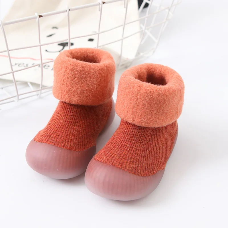 2022 Toddler First Walkers Boy Soft Sole Rubber Outdoor Baby Shoes Unisex Baby Shoes Anti-slip Shoes Cute Animal Baby Booties