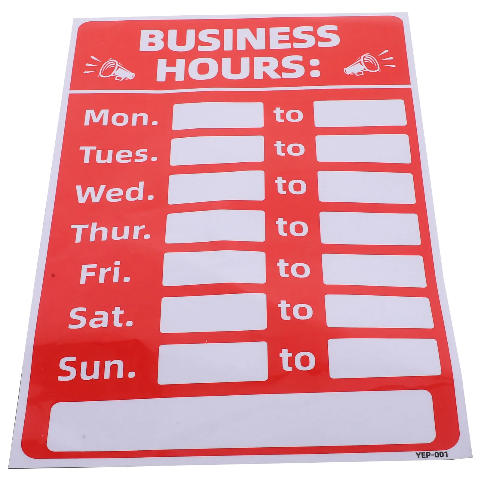 

Signs Sign Hours Business Hour Opening Open Stickers Adhesive Store Closed Door Office Bank Operation Rewritable Shop Self