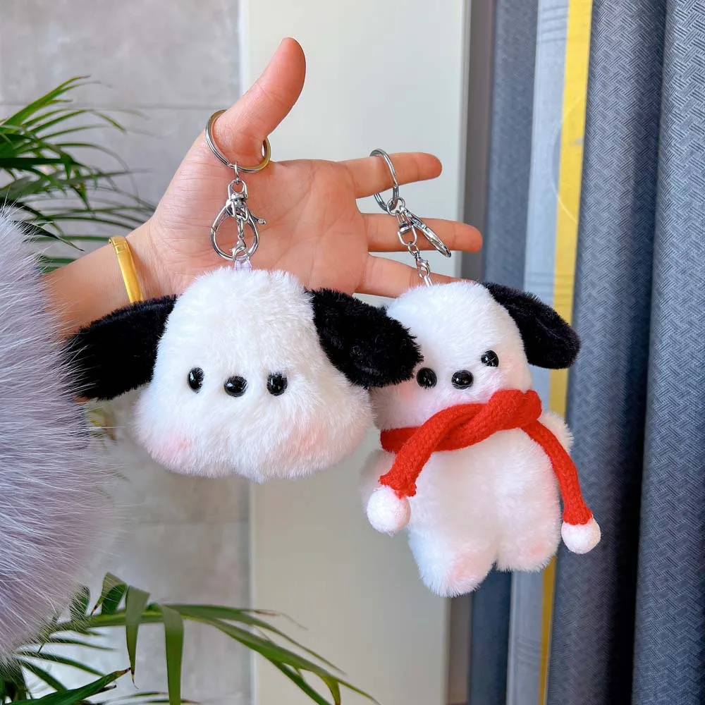 

Sanrio Plush Pochacco KeyChain Cute Doll Girl Diy Plush Bag Pendant Kawaii Room Decoration Children Pillow Couple Gift
