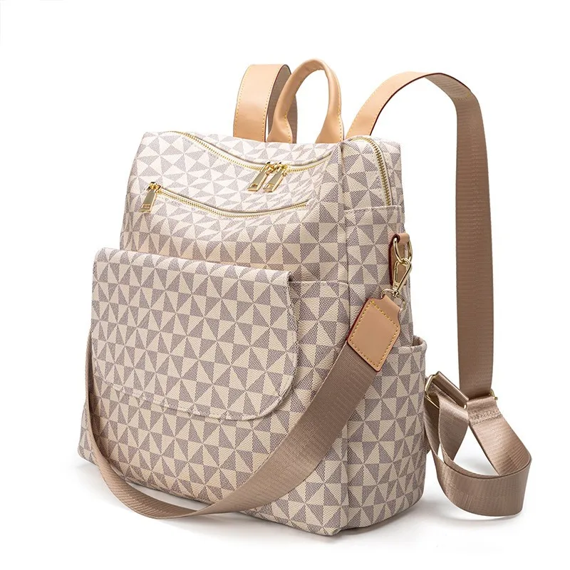 

Дизайнерский рюкзак для женщин, модные кожаные сумки-слинги на ремне, дорожный школьный портфель для ноутбука, роскошный брендовый