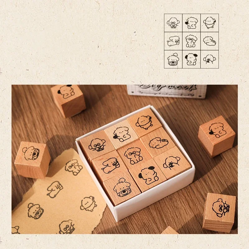 

Набор штампов с мультяшными животными