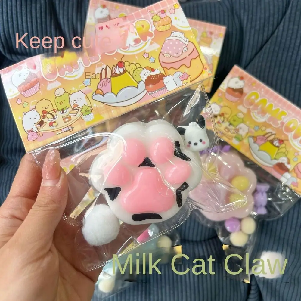 Забавный подарок цельная игрушка для сжимания кошачьих когтей липкая защемления