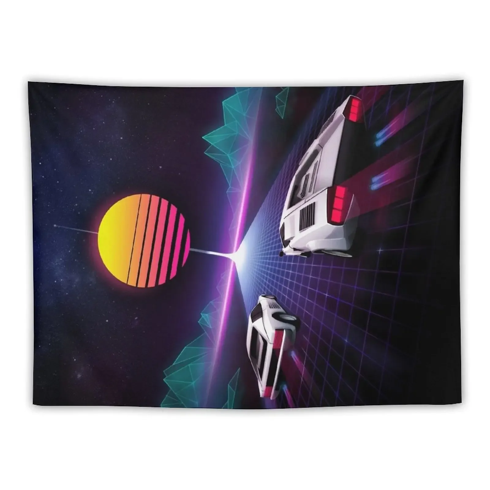 Настенный декоративный настенный гобелен Неон Skyway в японском стиле