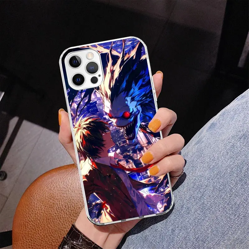 Фото Чехол для телефона N-Note D-Death Anime Ryuk для iPhone 17 Air 16 Pro Max 17E 16E 15 + 14 Plus 11 12 13 7 8 SE, подарочный чехол с принтом, Fundas 1 №2