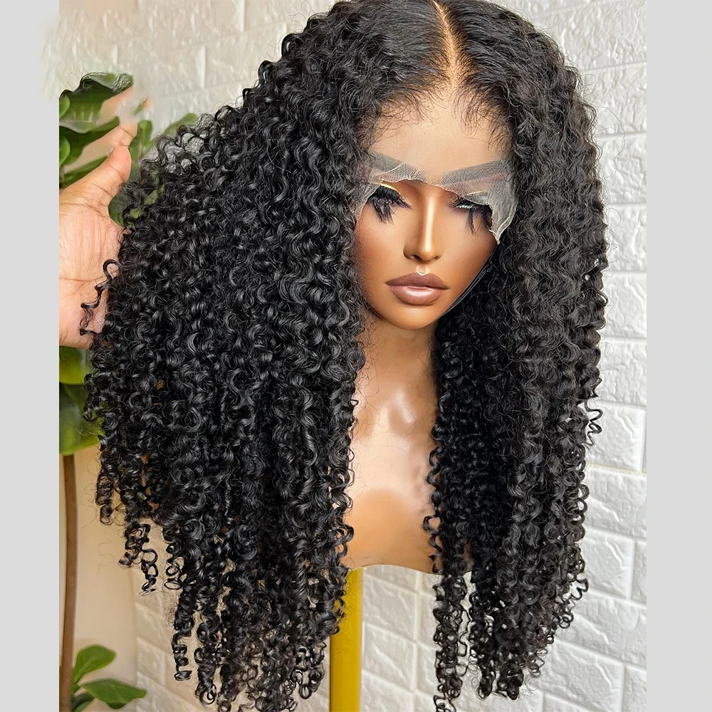 

Мягкий кудрявый женский парик без клея, плотность 180%, 26 дюймов