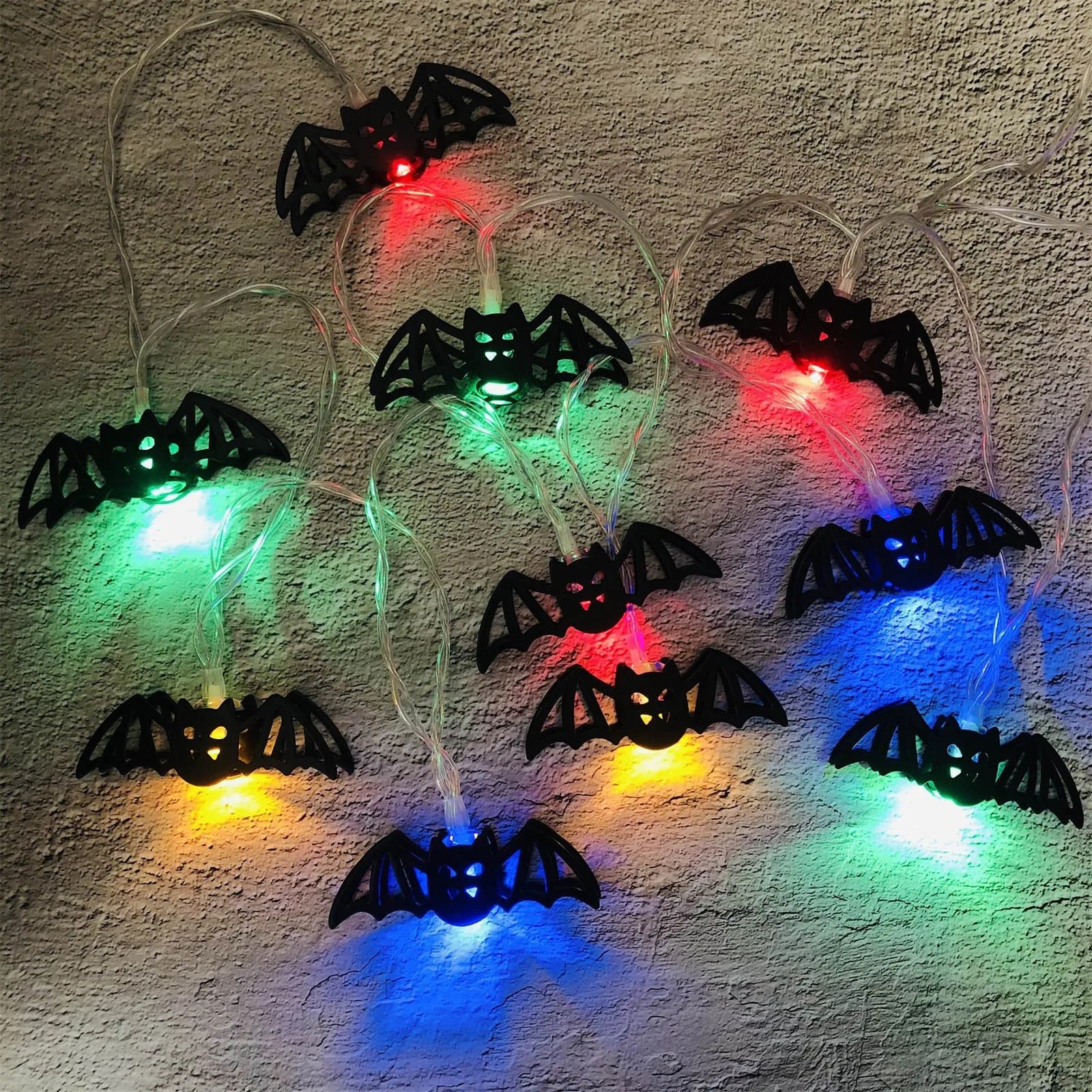 

Набор из Z-образных кристаллов и Z-образных ламп для Хэллоуина, декоративные светильники на батарейках, светодиодные светильники для Хэллоу...