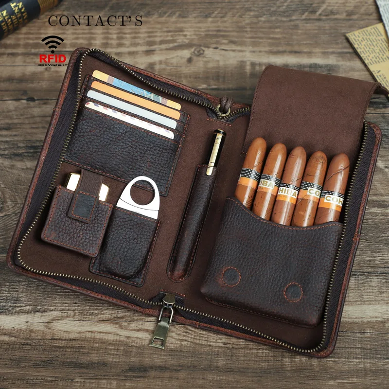 Cutter Pocket Travel Portable Humidor Box Cigars Accessories