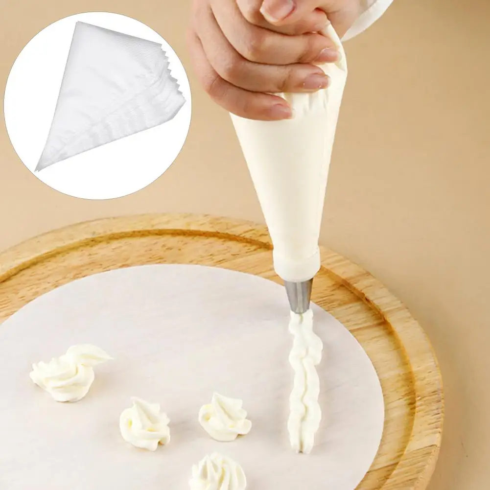

Durable Icing Bag Food Grade Squeeze Bag Thickened Pastry Bags for Easy Cake Decorating Ideal for Cookies Cupcakes Desserts