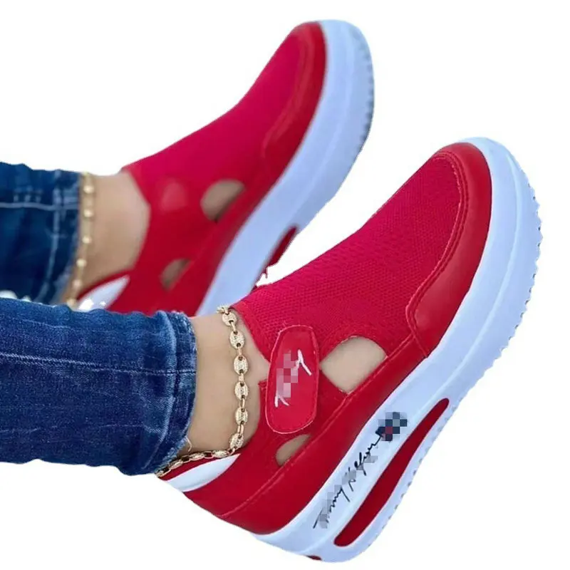2023 Womens Sneakers Casual Shoes Ladies Running Shoes Female Platform Shoes Mesh Breathable Comfort Women Sport Shoes Zapatilla
