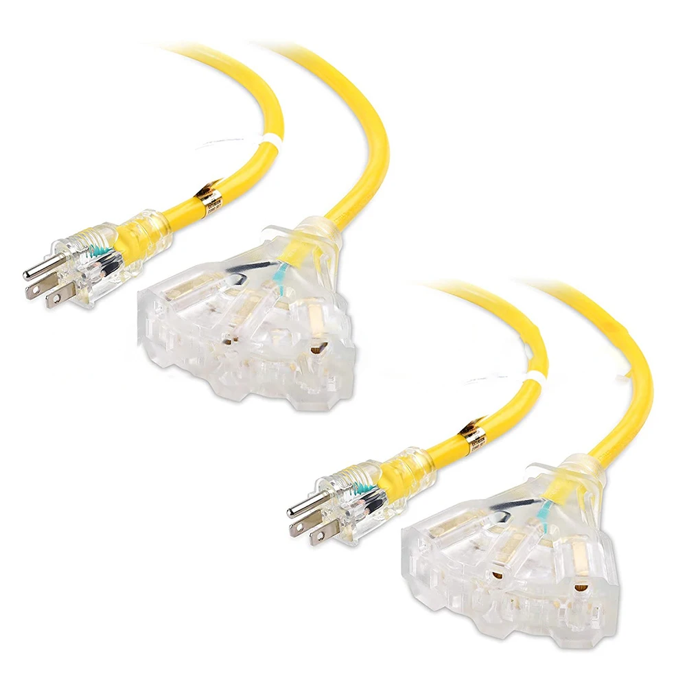 

Practical Home Solar Accesories Solar Cable Extension 3-Way Easy Installation Length 100cm PC For Solar Modules