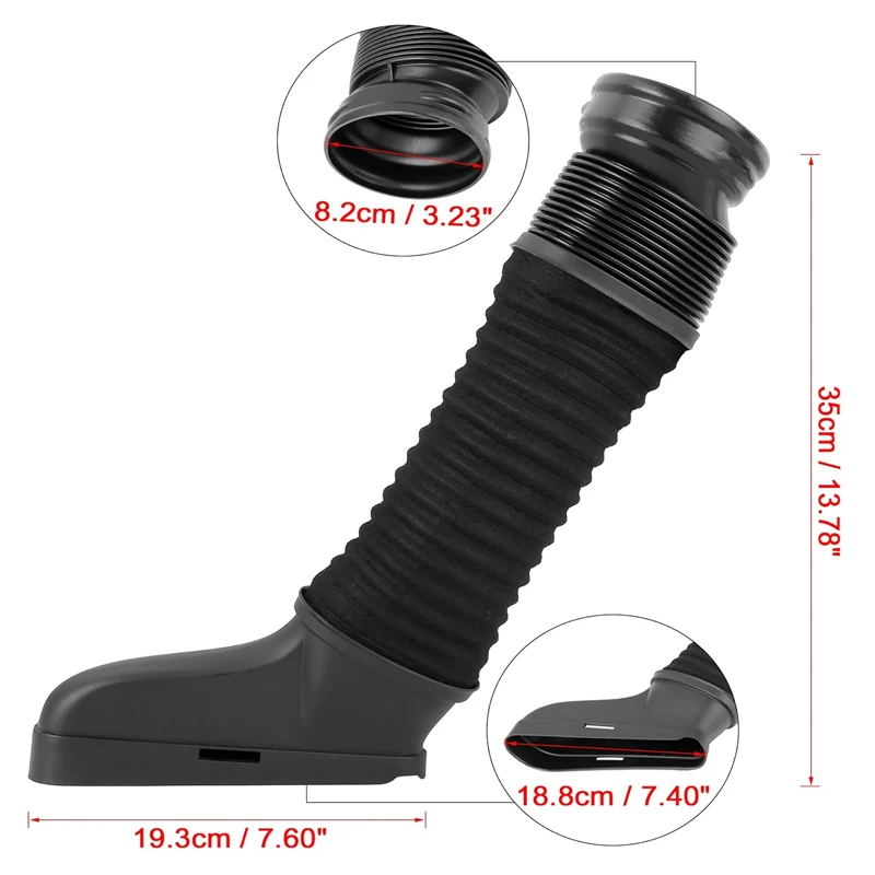 Шланг воздухозаборника левый кожух к корпусу воздушного фильтра для Mercedes-Benz W204