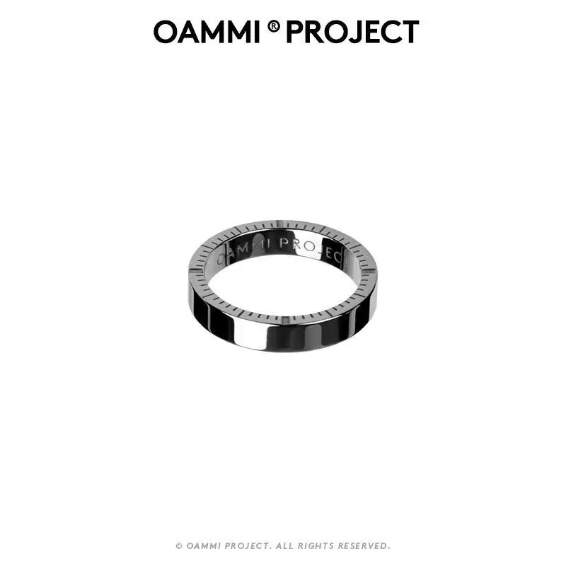 

OAMMI Original Design Aimer Ring Tide Brand Hip-hop Hip-hop Dance Disco Simple Personality Men and Women
