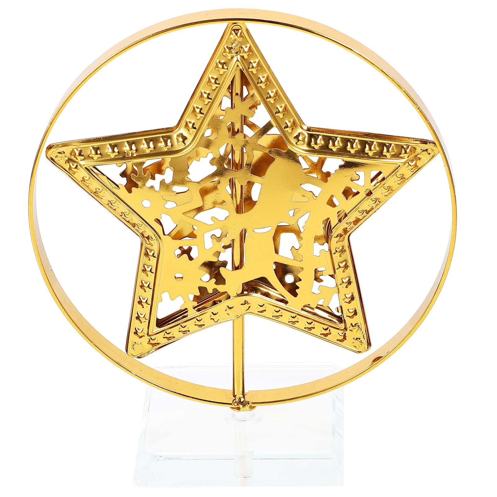 

Christmas Star Shape Centerpiece for Table Xmas Themed Table Sign Christmas Party Decoration