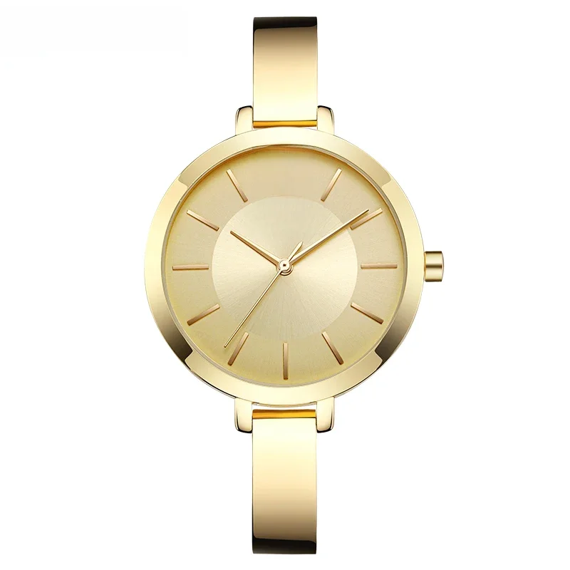 Часы наручные женские кварцевые из нержавеющей стали модные ультратонкие