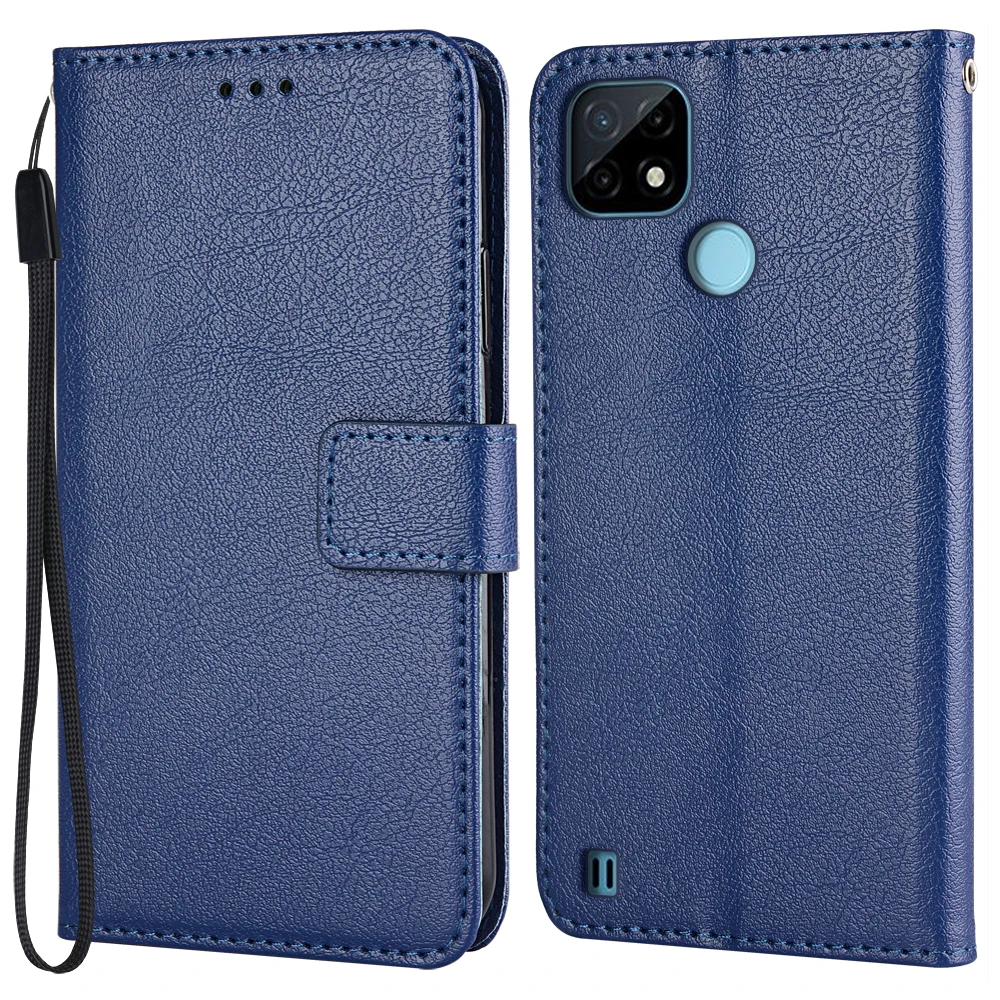 wallet leather case for on realme c21 rmx3201 6 5 flip case real me c21 capa phone bag for realme c21 c 21 cover cute case free global shipping
