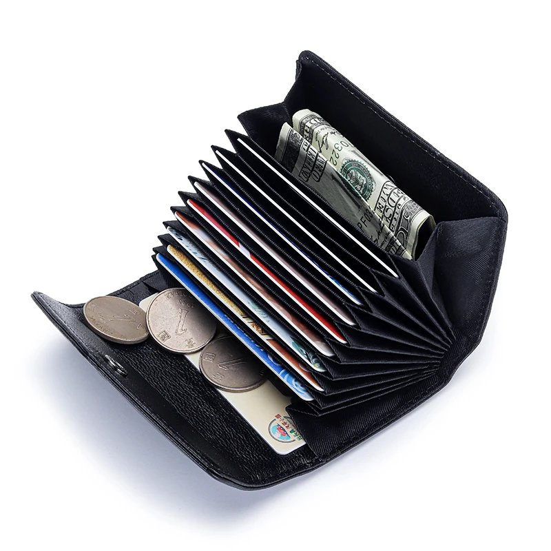 Модный кошелек из овечьей кожи для мужчин и женщин кредитница органайзер визиток