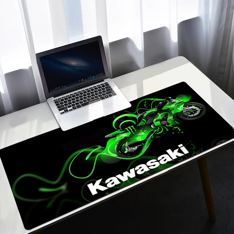 Kawasaki Anime Mouse Mats Desk Protector Deskmat Keyboard Pad Gaming Mousepad Gamer Pc Accessories Mause Pads Carpet Large Mat