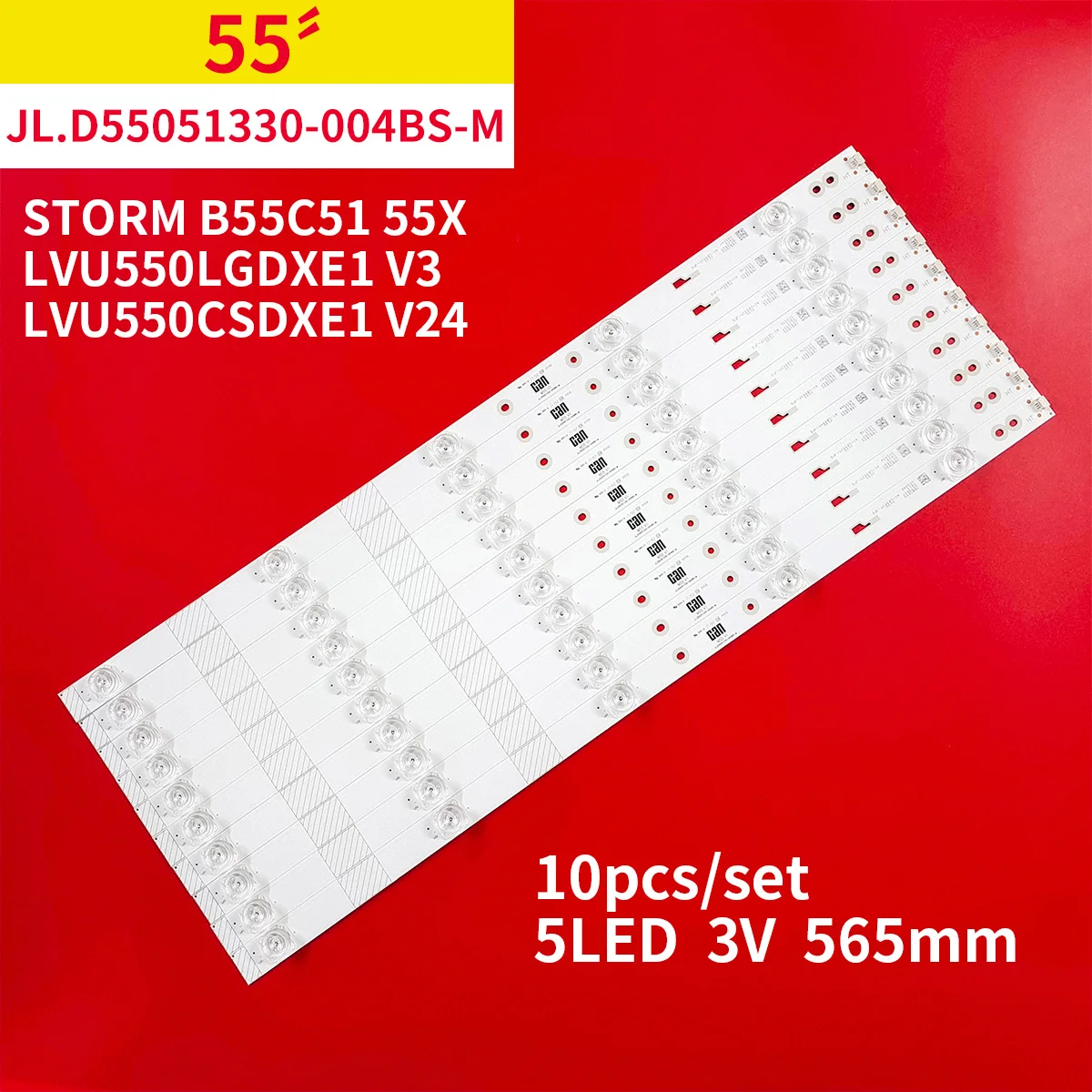 Светодиодная лента для подсветки Storm 55 дюймов, 10 шт./1 комплект for Storm 55