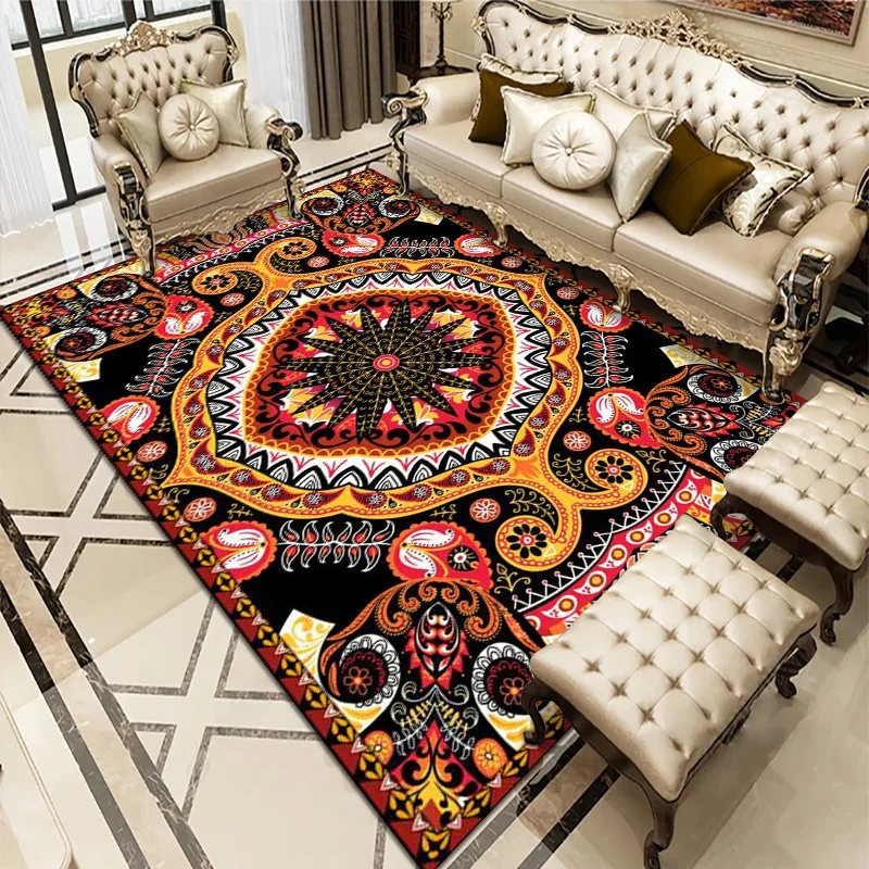 

Persian Carpets Rectangle Rugs Bedroom Soft Non-Slip Study Mat Vintage Bohemian Carpet for Living Room rugs hallway Nordic Rug