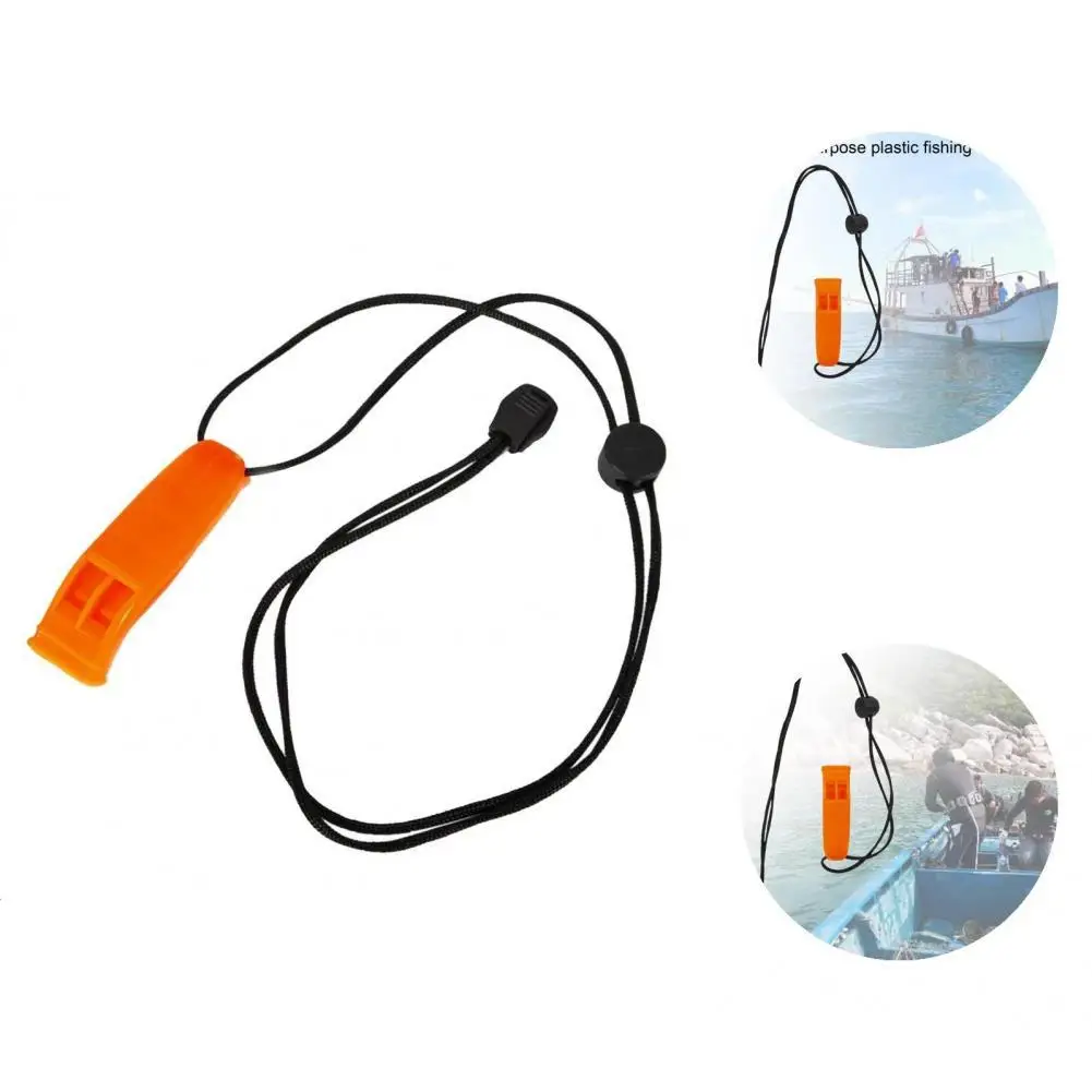 

Great Safety Whistle Extra-Loud Small Size ABS Double Pipe Emergency Whistle Boating Whistle Survival Whistle