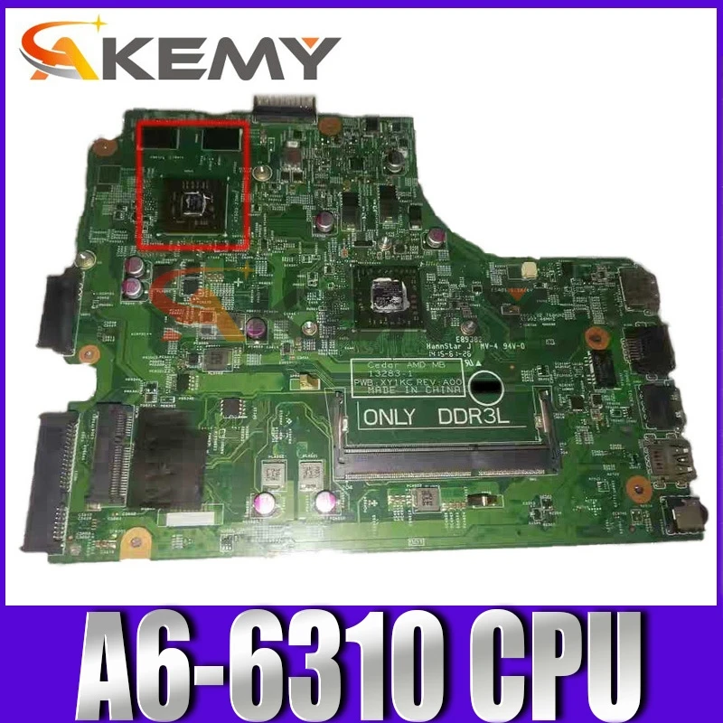 

Original Laptop motherboard For DELL Inspiron 3441 3541 3442 3542 A6-6310 AM6310 Mainboard CN-04XK49 04XK49 13283-1 216-0841084