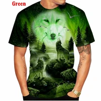 hot sale new cool 3d wolf t shirt couple t shirts spring and summer men short sleeved t shirts tops