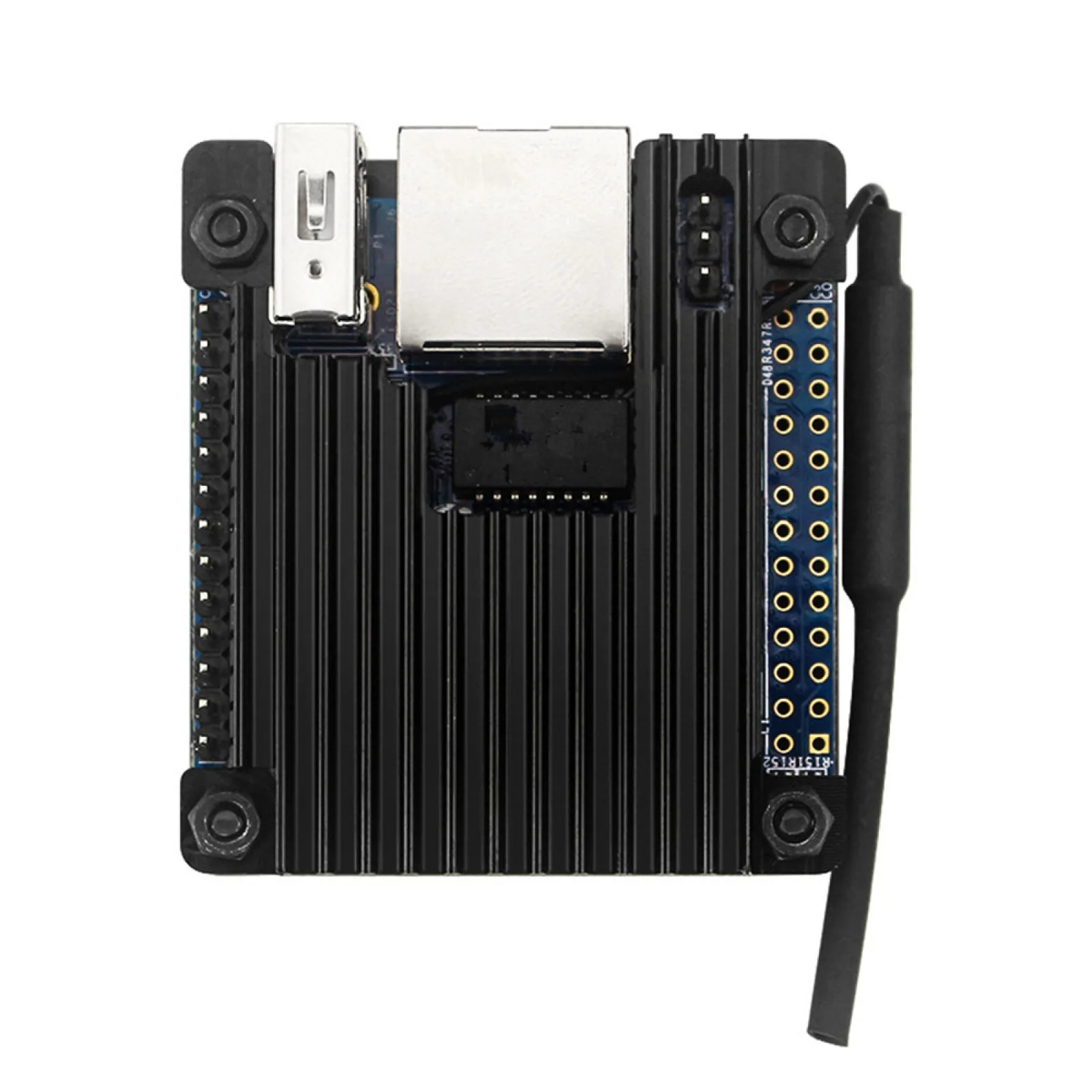 Для Orange Pi Zero из алюминиевого сплава чехол черный металлический корпус защитный