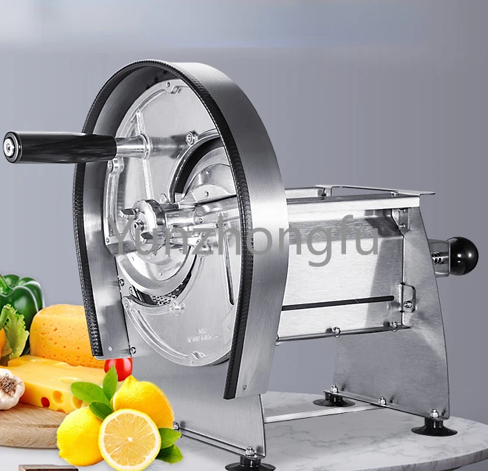 

Stainless Steel Lemon Slicer Commercial Milk Tea Shop Potato Chips Radish Ginger and Garlic Slicing Tool Kitchen