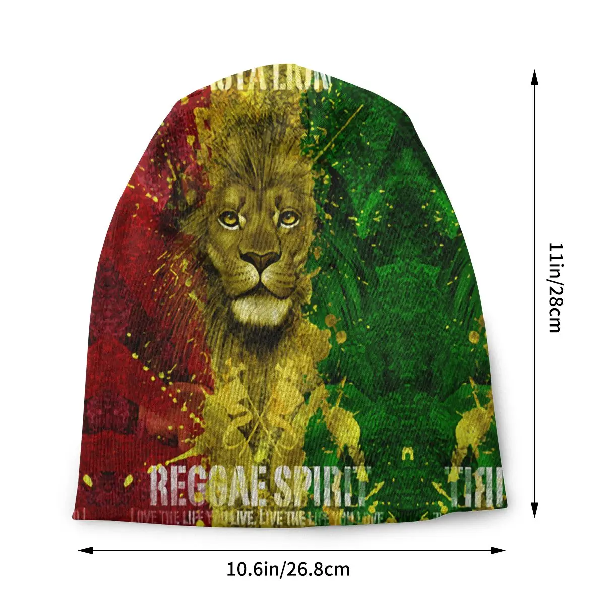Jamaica Rasta Lion Reggae Spirit 3 облегающая шапочка вязаные шапки для мужчин и женщин взрослые